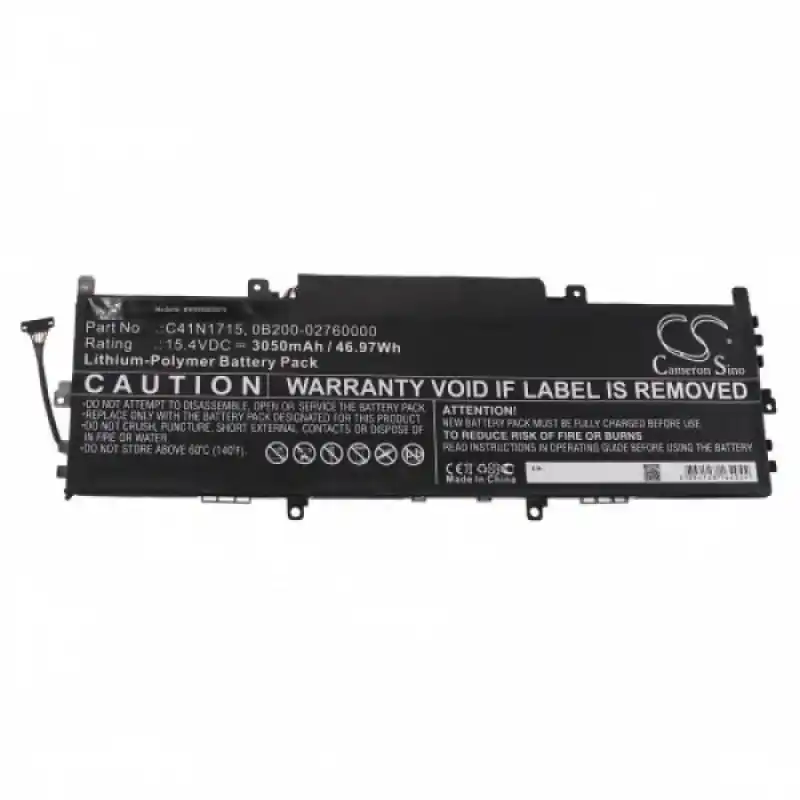 Batteria per Asus Zenbook 13 UX331UA / 13 UX331UN, C41N1715, 3050 mAh