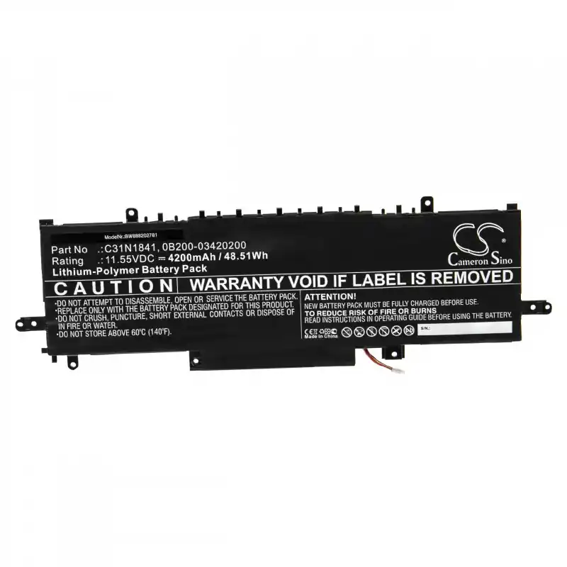 Batteria per Asus ZenBook 14 UM433 / ZenBook Flip 14 UX463, C31N1841, 4200 mAh