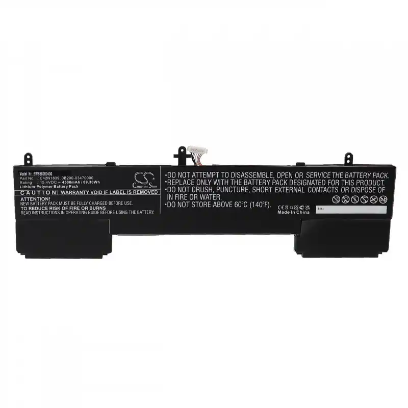 Batteria per Asus ZenBook 15 UX534 / ZenBook Flip 15 UX563, C42N1839, 4500 mAh
