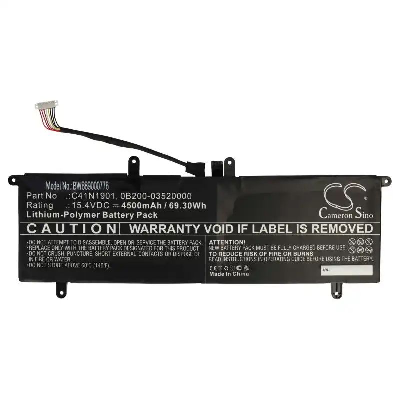 Batteria per Asus ZenBook Duo UX481FA-HJ047T, C41N1901, 4500 mAh
