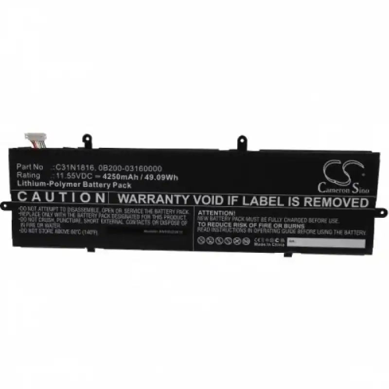 Batteria per Asus ZenBook Flip 13 UX362 / 14 UX433, C31N1816, 4250 mAh