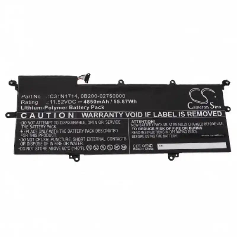 Batteria per Asus ZenBook Flip 14 UX461, C31N1714, 4850 mAh