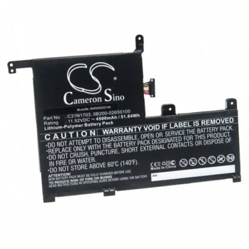 Batteria per Asus Zenbook Flip UX561UA / UX561UN, C31N1703, 4500 mAh