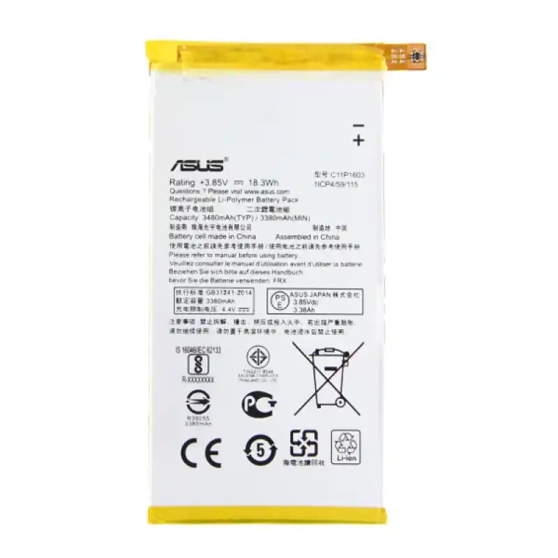 Batteria per Asus ZenFone 3 Deluxe / ZS552KL, C11P1603, originale, 3000 mAh