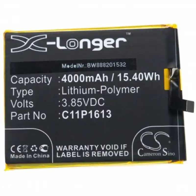 Batteria per Asus ZenFone 4 Selfie Lite / ZB520KL, 4000 mAh
