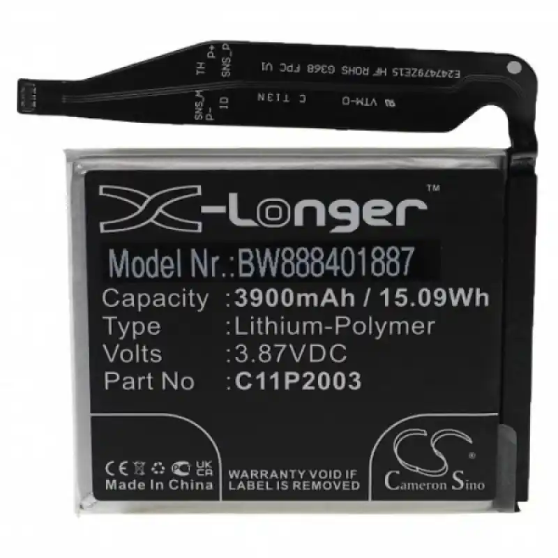 Batteria per Asus ZenFone 8, 3900 mAh