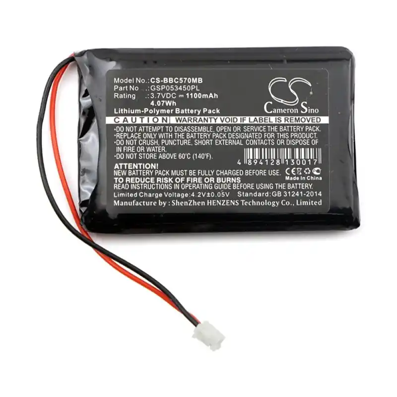 Batteria per BabyAlarm BC-5700D / NeoNate BC-5700D, 1100 mAh