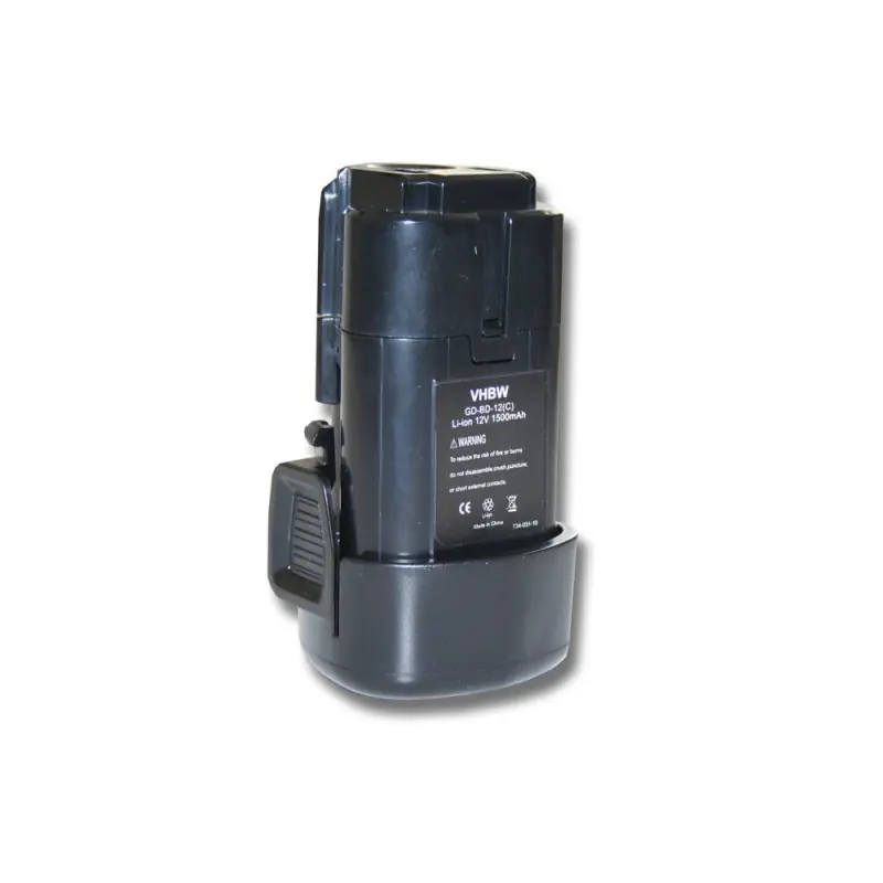 Batteria per Black & Decker LB12 / LBX12 / LBXR12, 12 V, 1.5 Ah