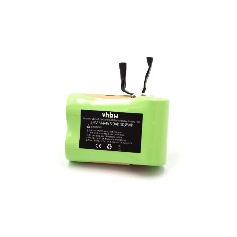 Batteria per Black & Decker V3610, 3000 mAh