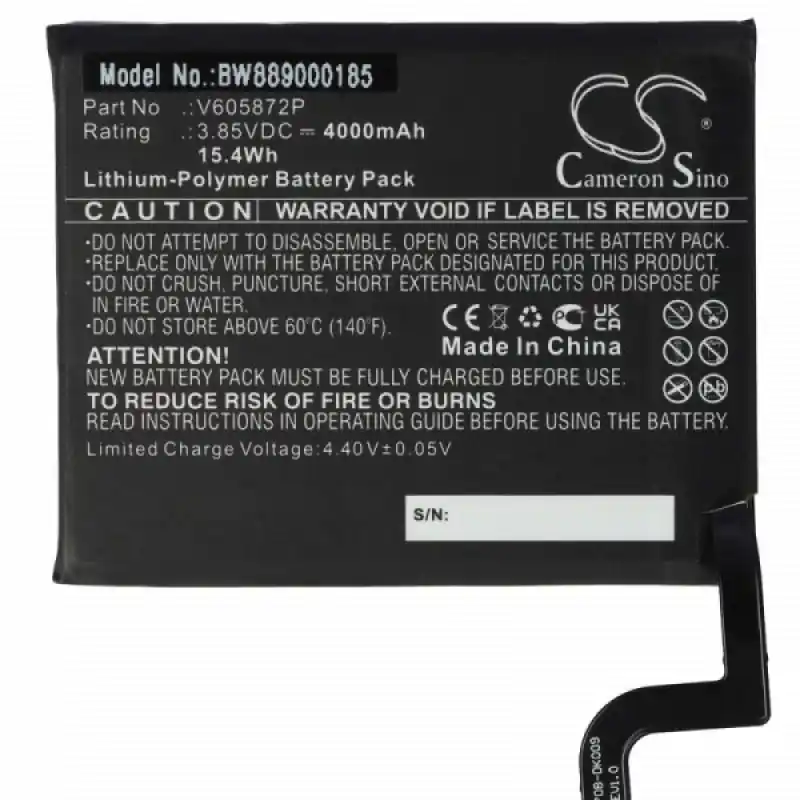 Batteria per Blackview BV9700, 4000 mAh