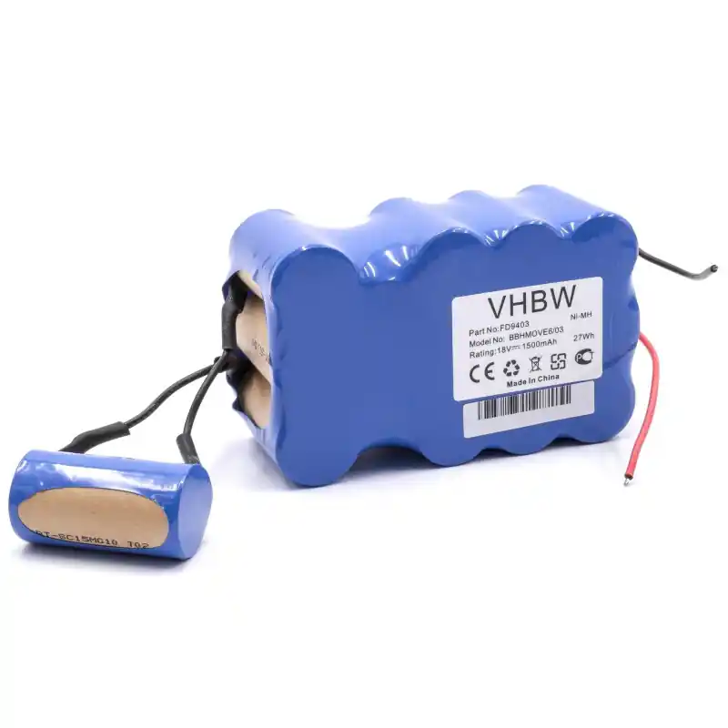 Batteria per Bosch BBHMove4 / BBHMove5 / BBHMove6, 18V, 1500 mAh