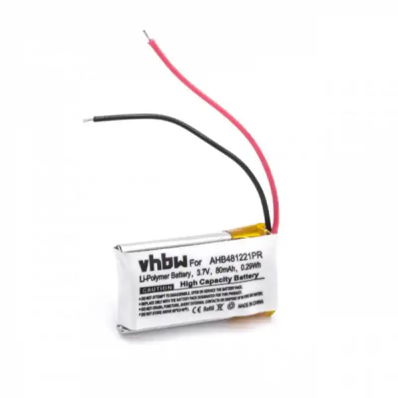Batteria per Bose Bluetooth Headset BT1L / BT2L / BT1R / BT2R, 80 mAh