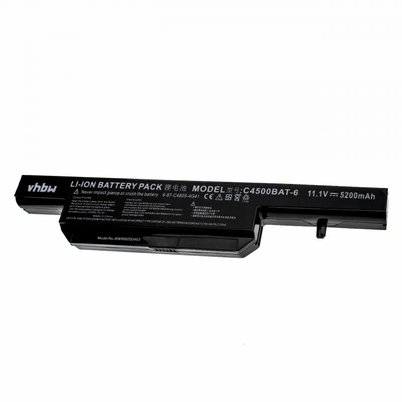 Batteria per Clevo B7110 / C4100 / C4500 / 4805, 5200 mAh