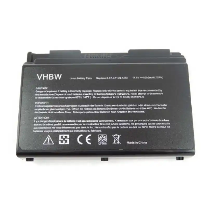 Batteria per Clevo P150 / P170, 5200 mAh