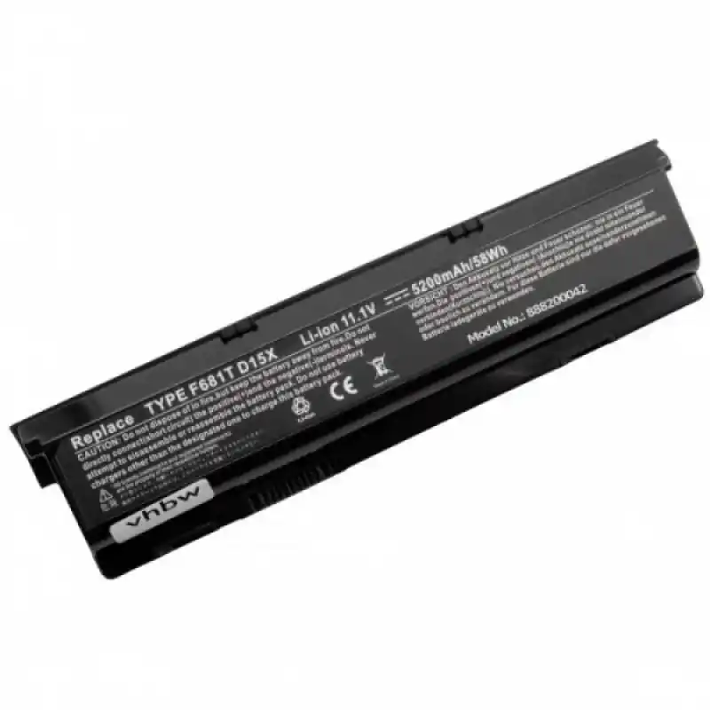 Batteria per Dell Alienware M15X / P08G, 5200 mAh