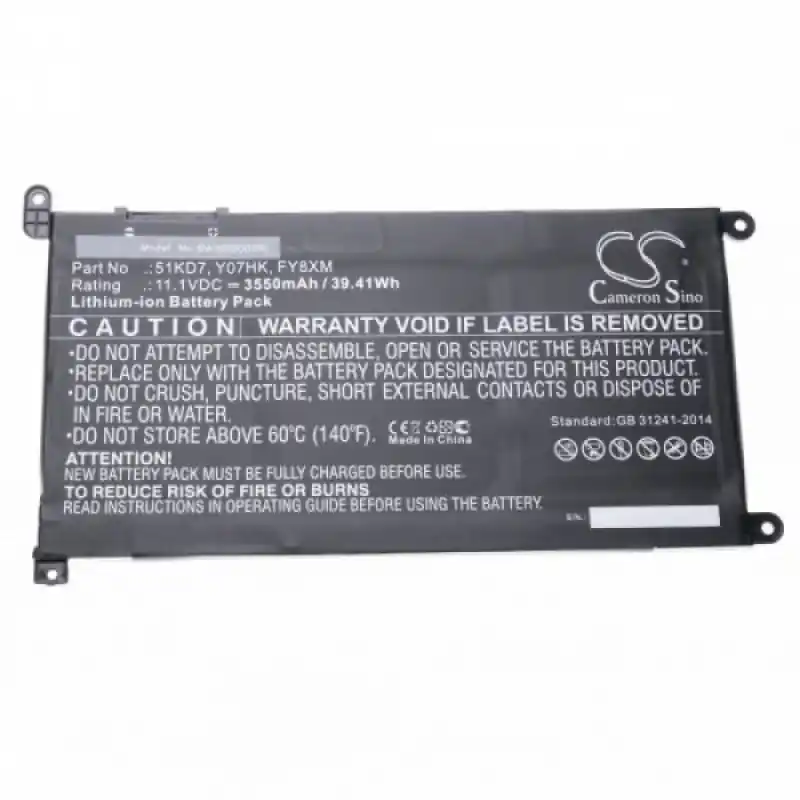Batteria per Dell ChromeBook 11 3180 / 11 3189, 3550 mAh