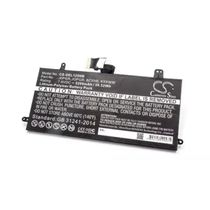 Batteria per Dell Latitude 12 5285 / 12 5289, 5200 mAh