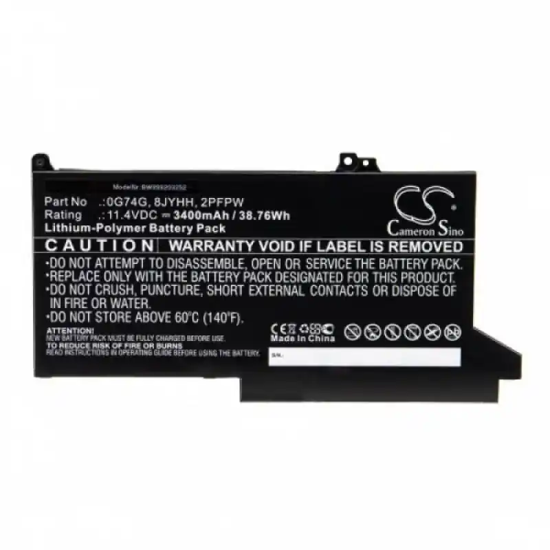 Batteria per Dell Latitude 12 7280 / 12 7480 / 12 5300, 3400 mAh
