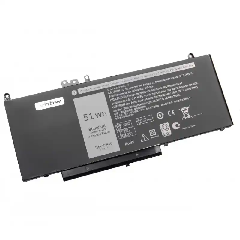 Batteria per Dell Latitude 3150 / 3160 / E5250 / E5450 / E5550, 6800 mAh