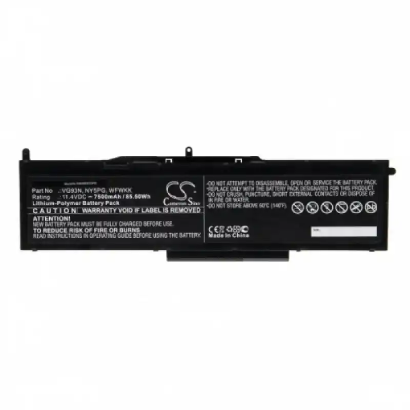 Batteria per Dell Latitude 5580 / Latitude 5591, 7500 mAh