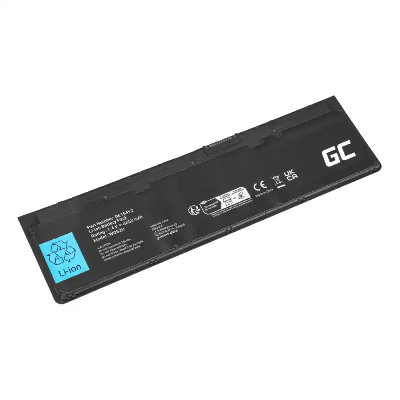 Batteria per Dell Latitude E7240 / E7250, 7.4 V, 4600 mAh