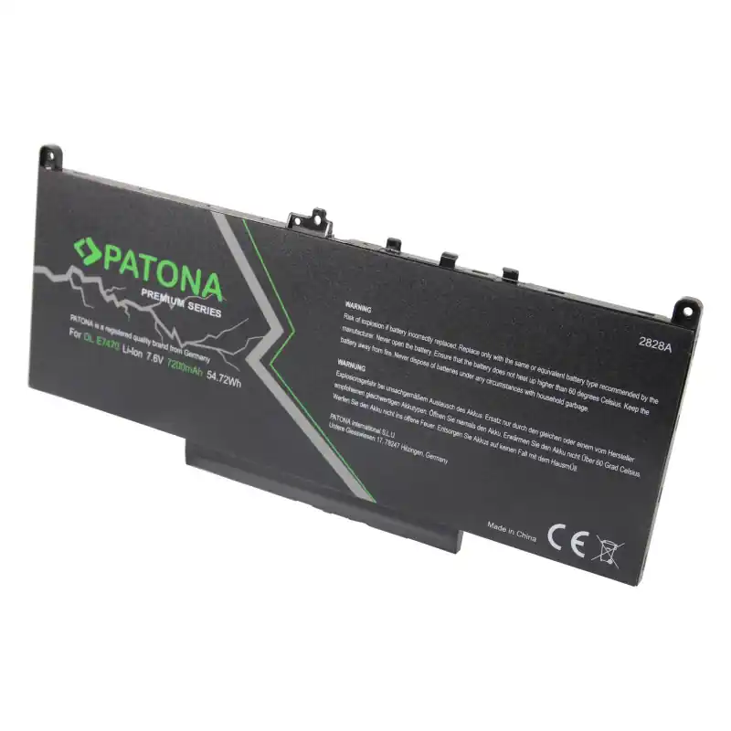 Batteria per Dell Latitude E7260 / E7270 / E7470, 7200 mAh