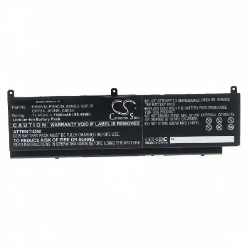 Batteria per Dell Precision 7550, 7850 mAh