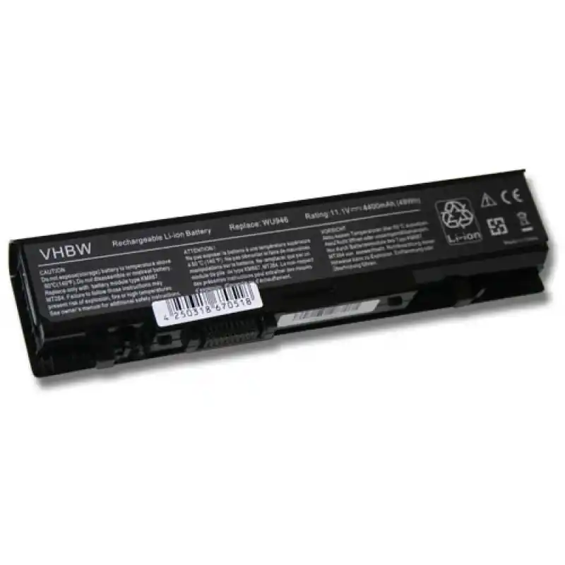 Batteria per Dell Studio 15 / 1535 / 1536 / 1537, 4400 mAh
