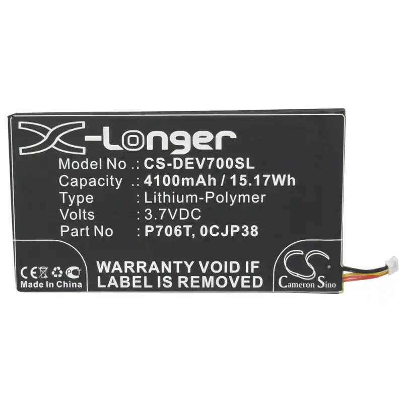 Batteria per Dell Venue 7, 4100 mAh