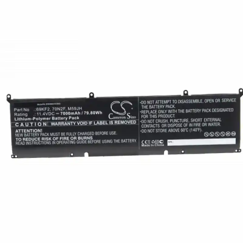 Batteria per Dell XPS 15 9500 / Alienware M15 R3 / M17 R3, 7000 mAh