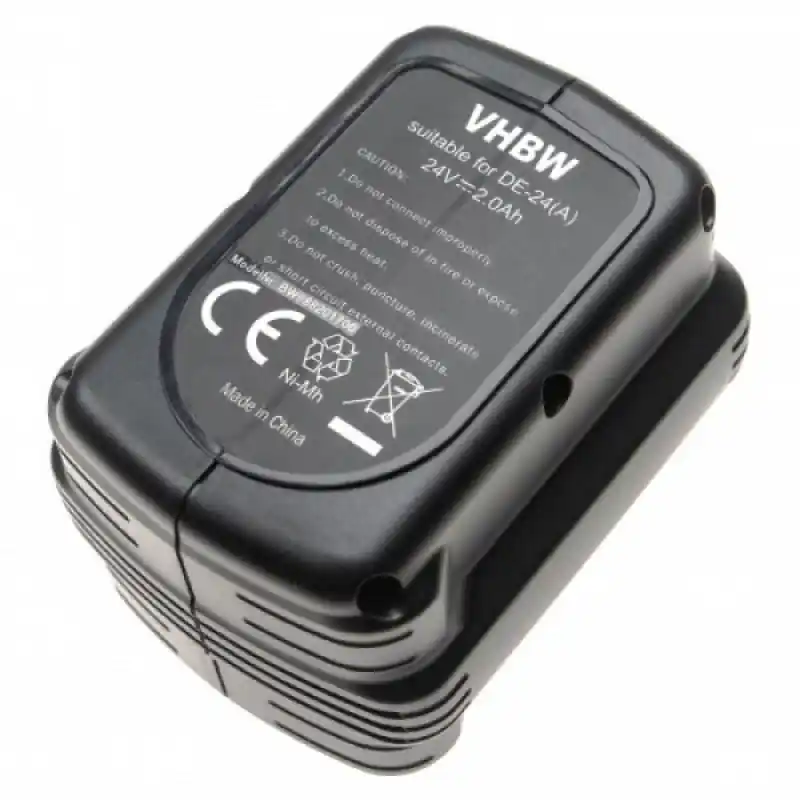 Batteria per DeWalt DE0240 / DE0241 / DW0240 / DW0242, 24 V, 2.0 Ah