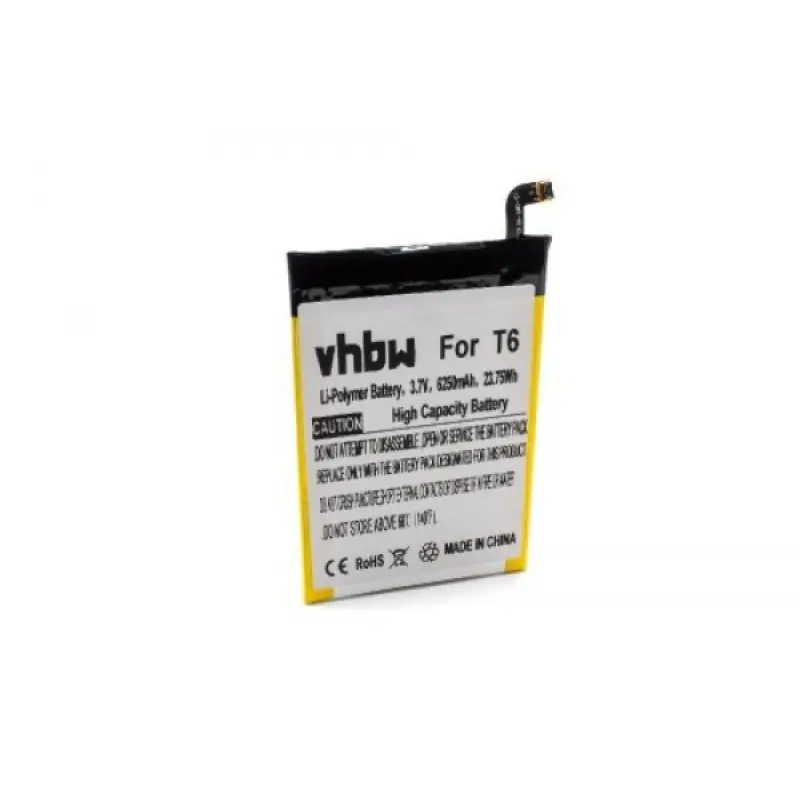 Batteria per Doogee HomTom HT6 / T6 / T6 Pro, 6250 mAh