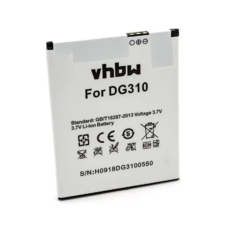 Batteria per Doogee Voyager2 DG310, 2000 mAh