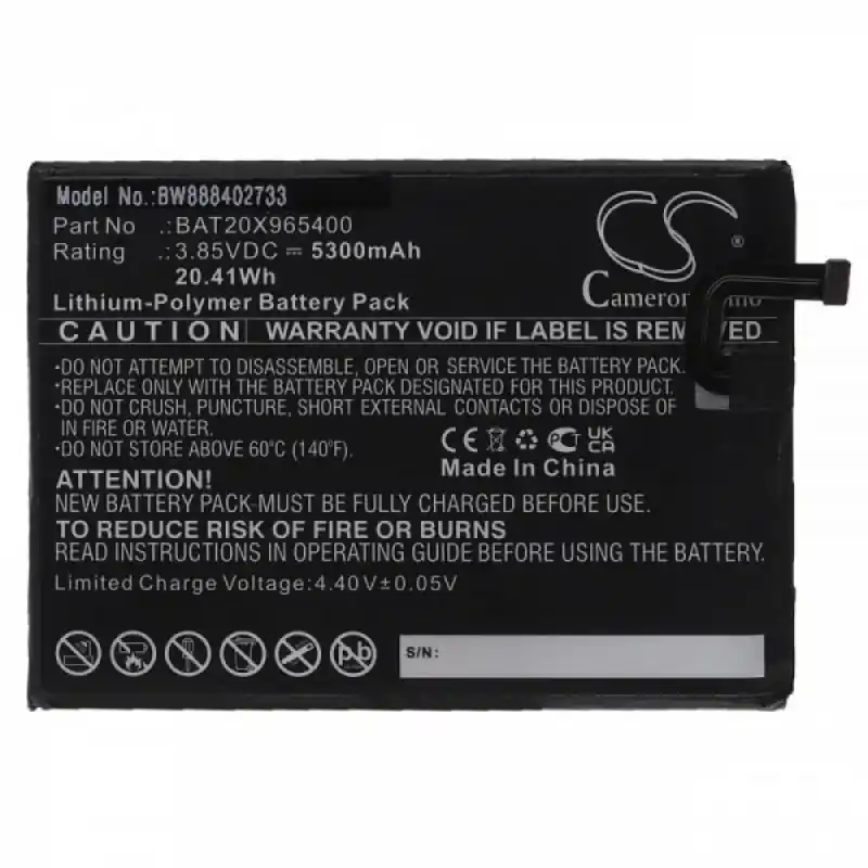Batteria per Doogee X96, 5000 mAh
