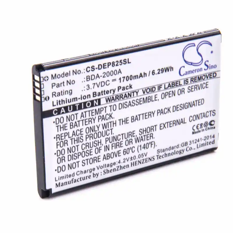 Batteria per Doro Liberto 822 / 825, 1700 mAh