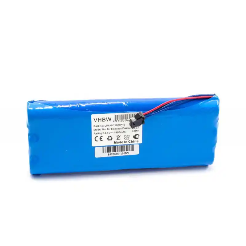 Batteria per Ecovacs Deebot D550 / D650 / D760, 1800 mAh