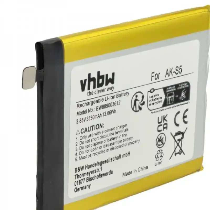 Batteria per Emporia Smart.5, AK-S5, 3550 mAh