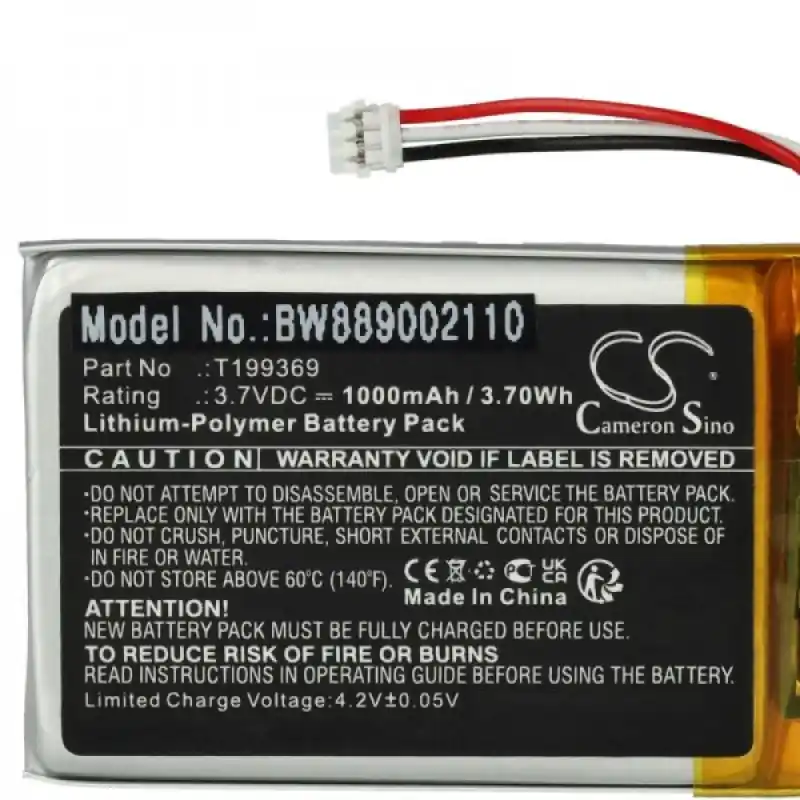 Batteria per Flir C2 / C3, 1000 mAh