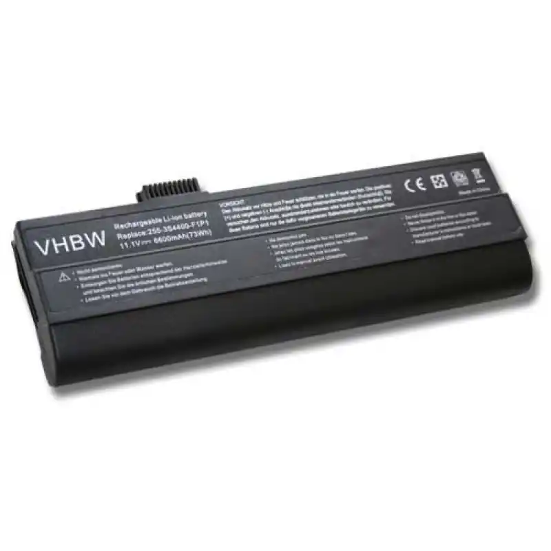 Batteria per Fujitsu Siemens Amilo A1640 / A7640 / M1405 / M1425, 6600 mAh