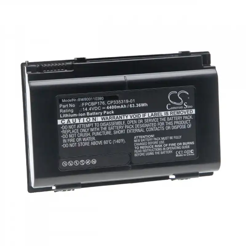 Batteria per Fujitsu Siemens Lifebook E8410 / E8420 / N7010 / NH570, 14.4 V, 4400 mAh