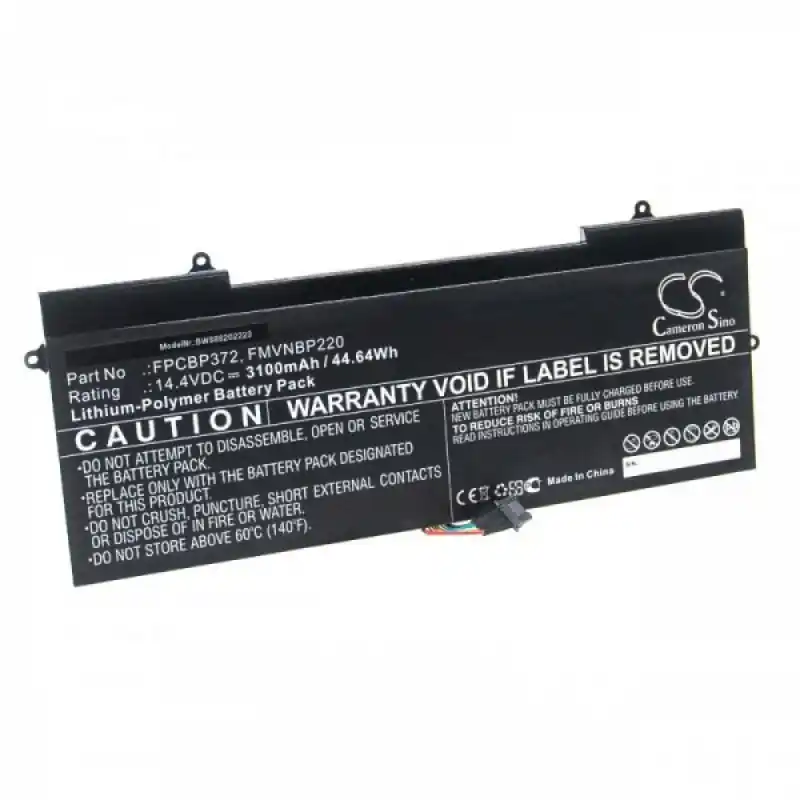 Batteria per Fujitsu Siemens Lifebook U772, 3100 mAh