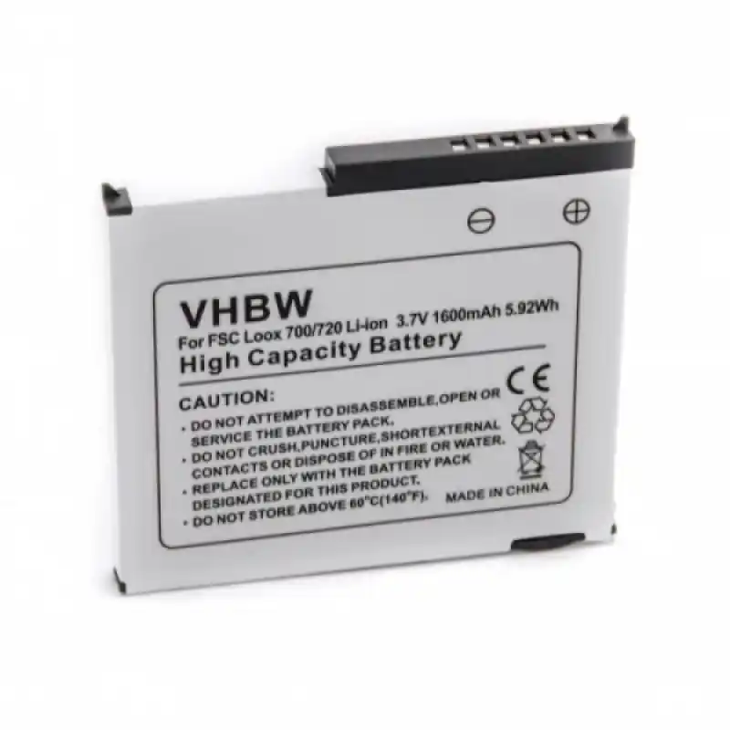 Batteria per Fujitsu Siemens Pocket Loox 700 / 710 / 720, 1600 mAh