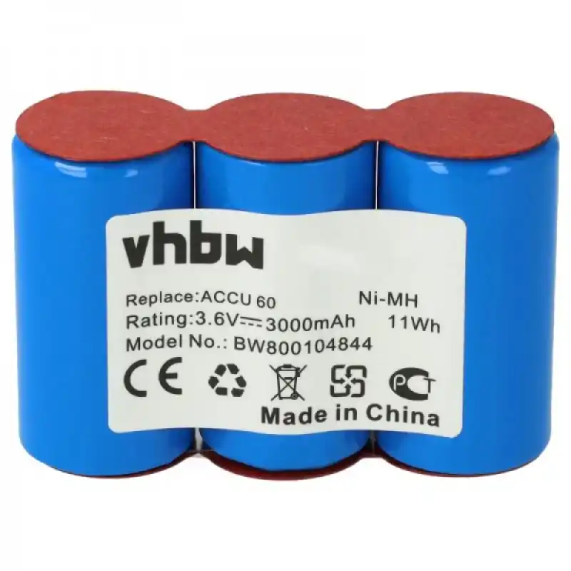 Batteria per Gardena Accu60, Ni-MH, 3.6 V, 3.0 Ah