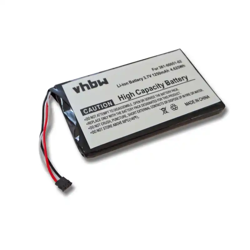 Batteria per Garmin Dezl 560, 1250 mAh