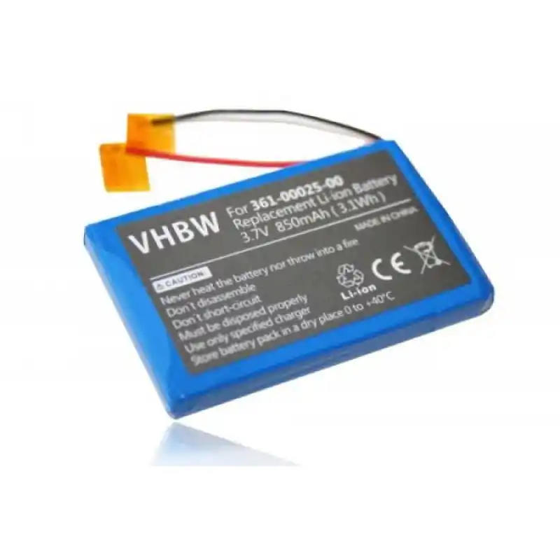 Batteria per Garmin Edge 305, 850 mAh