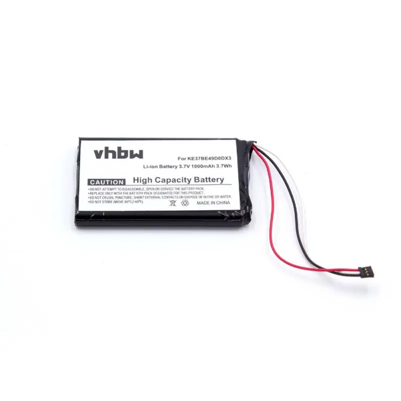 Batteria per Garmin Nüvi 2300 / 2340 / 2350, 1000 mAh