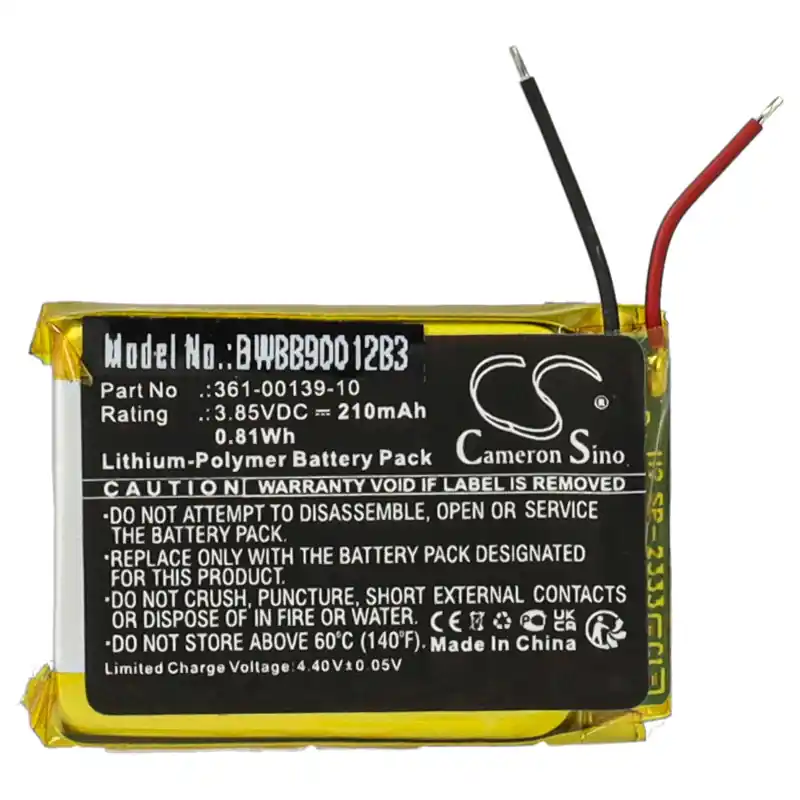 Batteria per Garmin Venu 2, 210 mAh