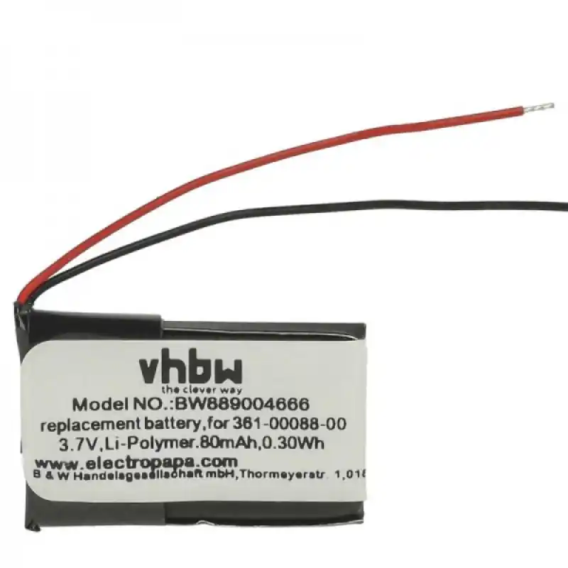 Batteria per Garmin VivoSmart HR / Approach X40, 80 mAh