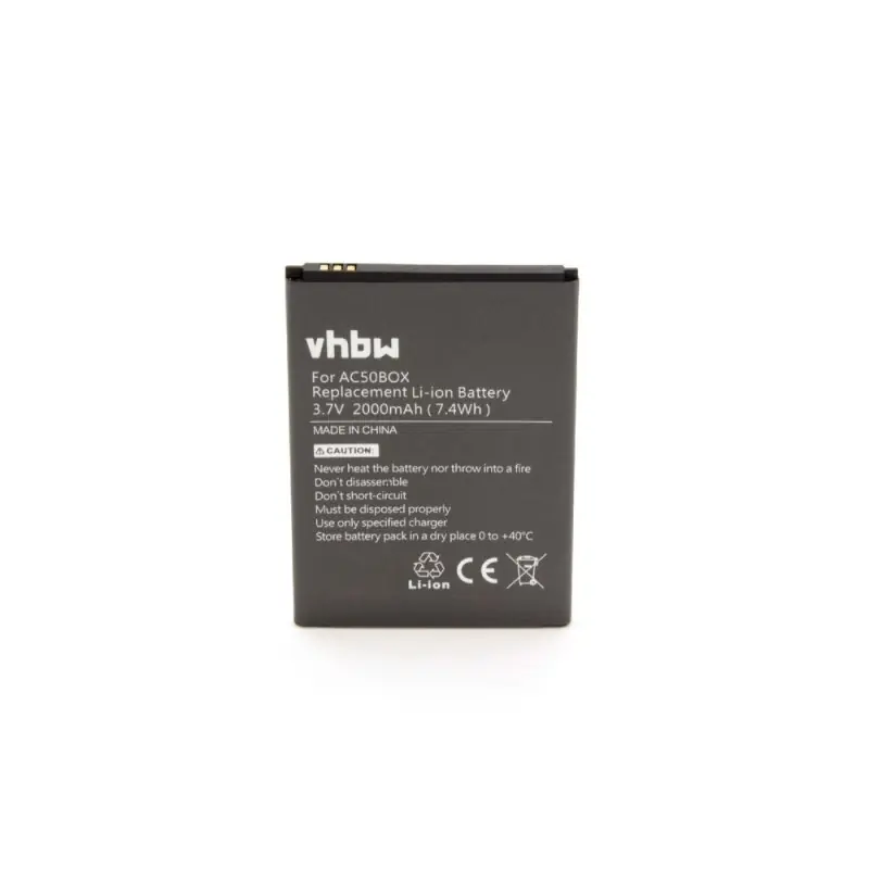 Batteria per Gigabyte GSmart Mika M2, 2000 mAh