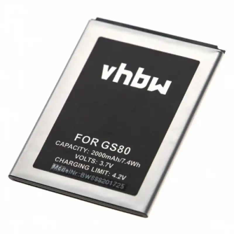 Batteria per Gigaset GS80, 2000 mAh